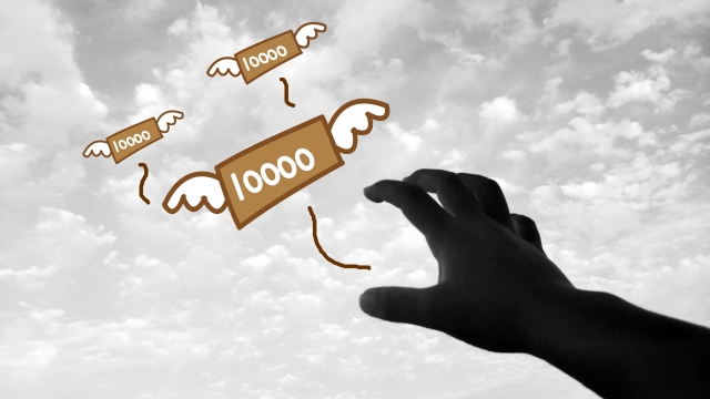 お金の上でうなだれる。五條市で借金返済の無料相談ができます